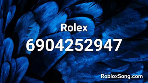 robloex rolex somg code|rolex song id roblox.